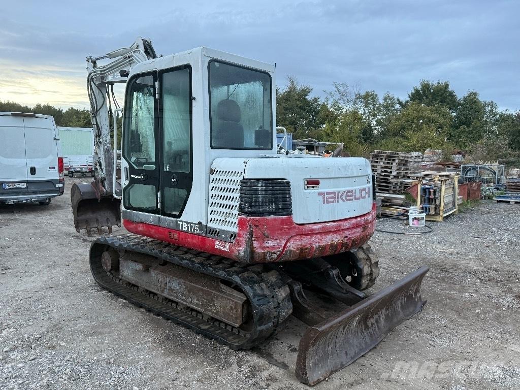 Takeuchi TB 175 Vidutinės galios ekskavatoriai 7-12 t