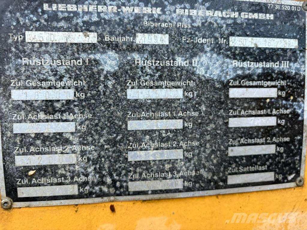 Liebherr 50 K Bokštiniai kranai