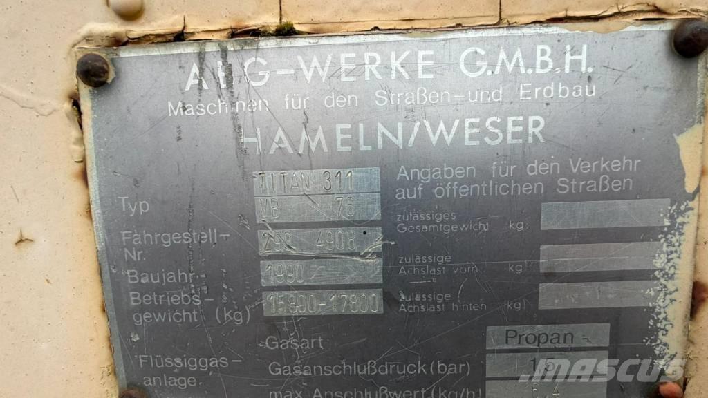 ABG Titan 311 Asfalto klotuvai