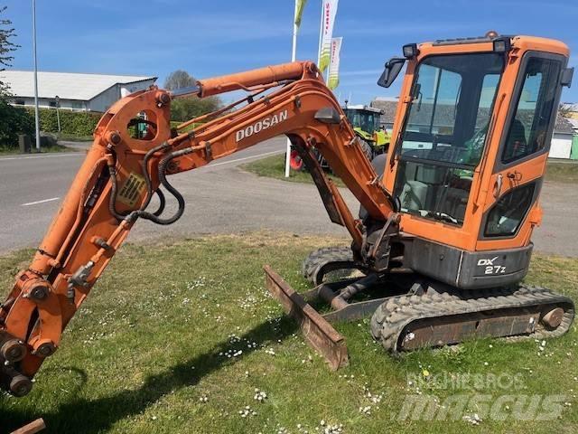 Doosan DX 27 Z Mini ekskavatoriai < 7 t
