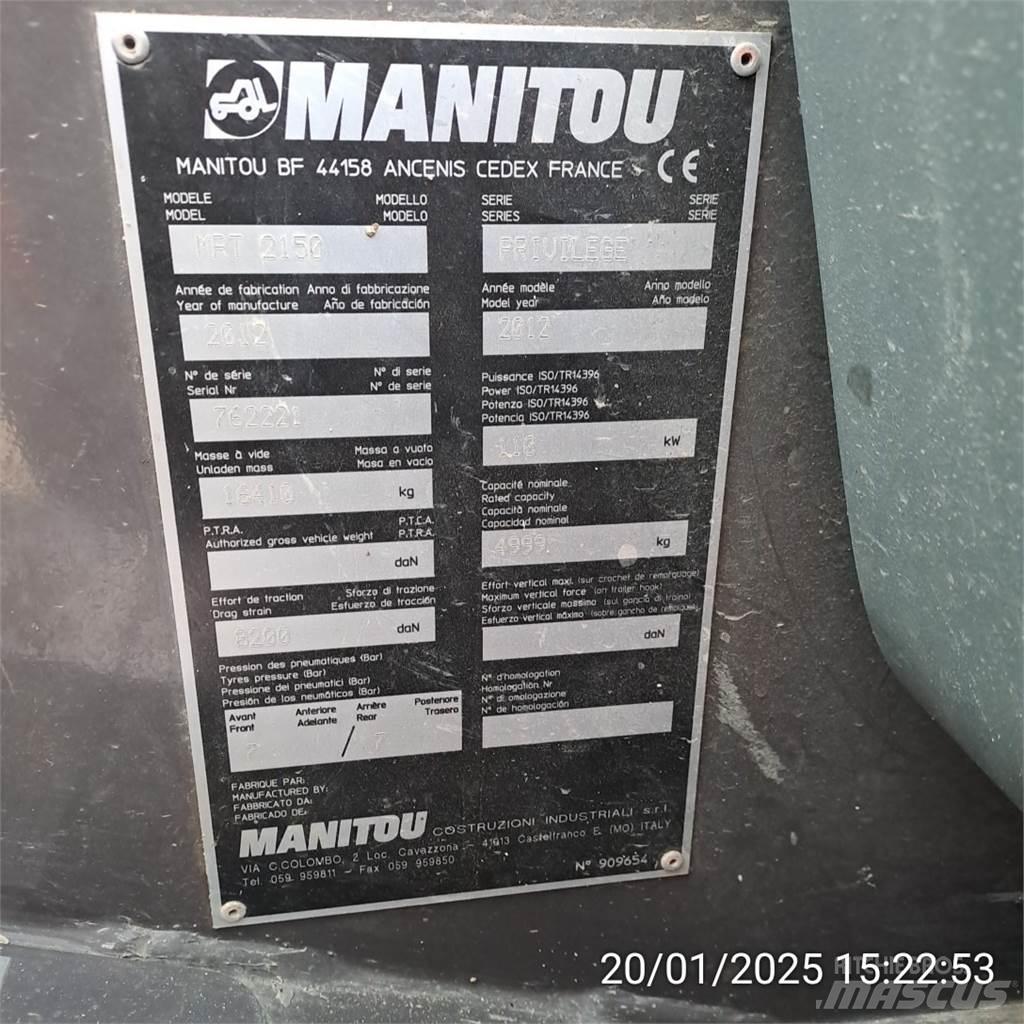 Manitou 2150MRT Teleskopiniai krautuvai