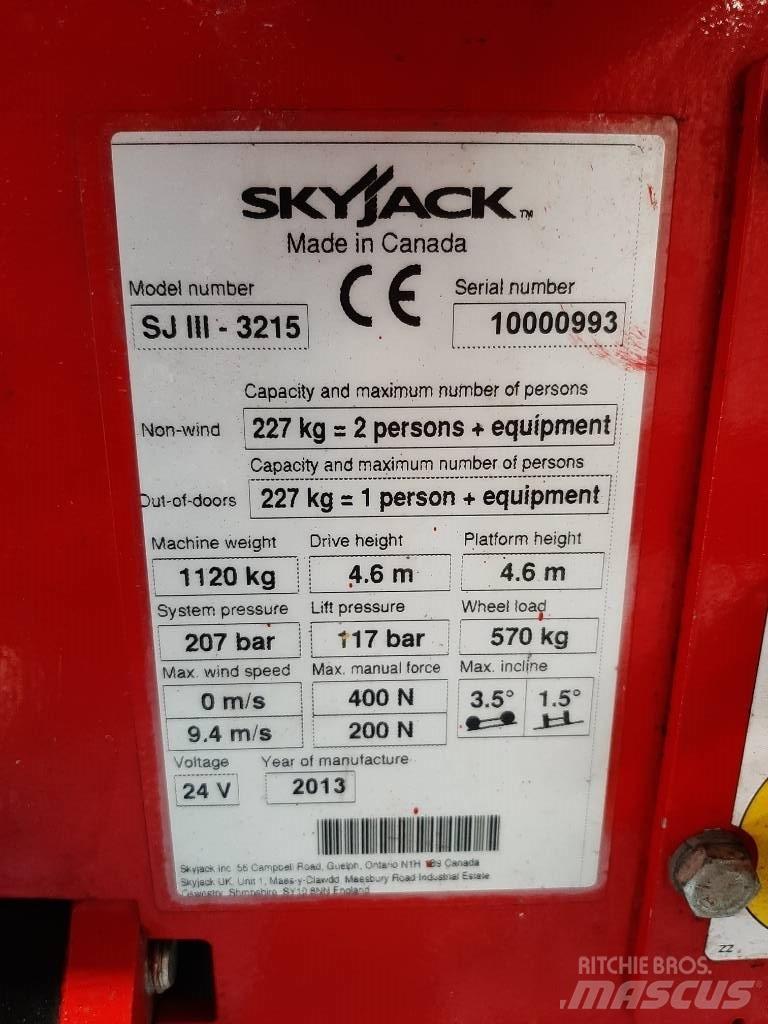 SkyJack SJIII 3215 Žirkliniai keltuvai