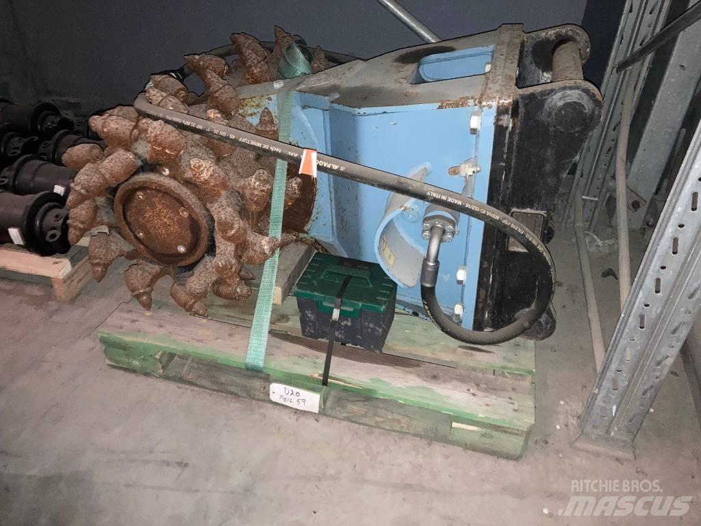 Rockwheel D20-G-ROG Asfalto šalto frezavimo technika
