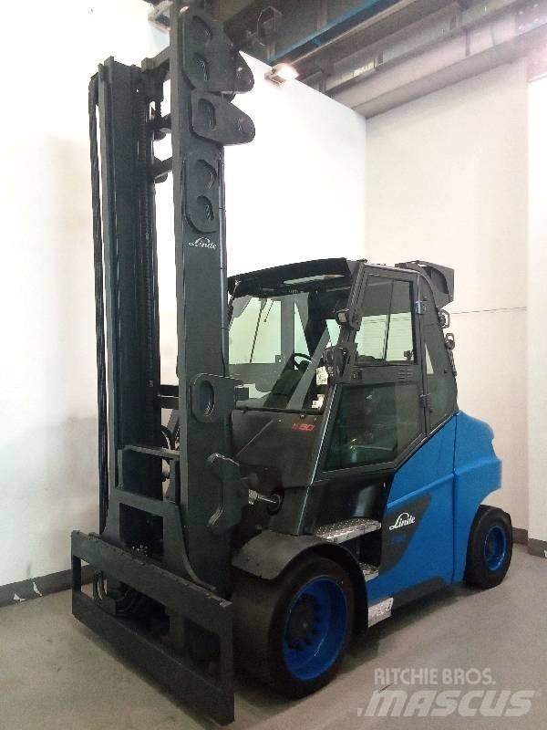Linde E 80 Elektriniai šakiniai krautuvai