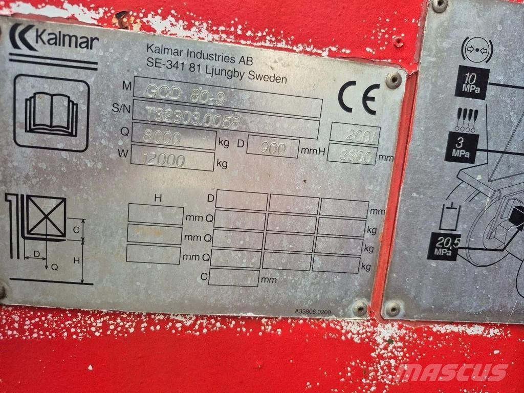 Kalmar Gcd 80-9 LPG (dujiniai) krautuvai