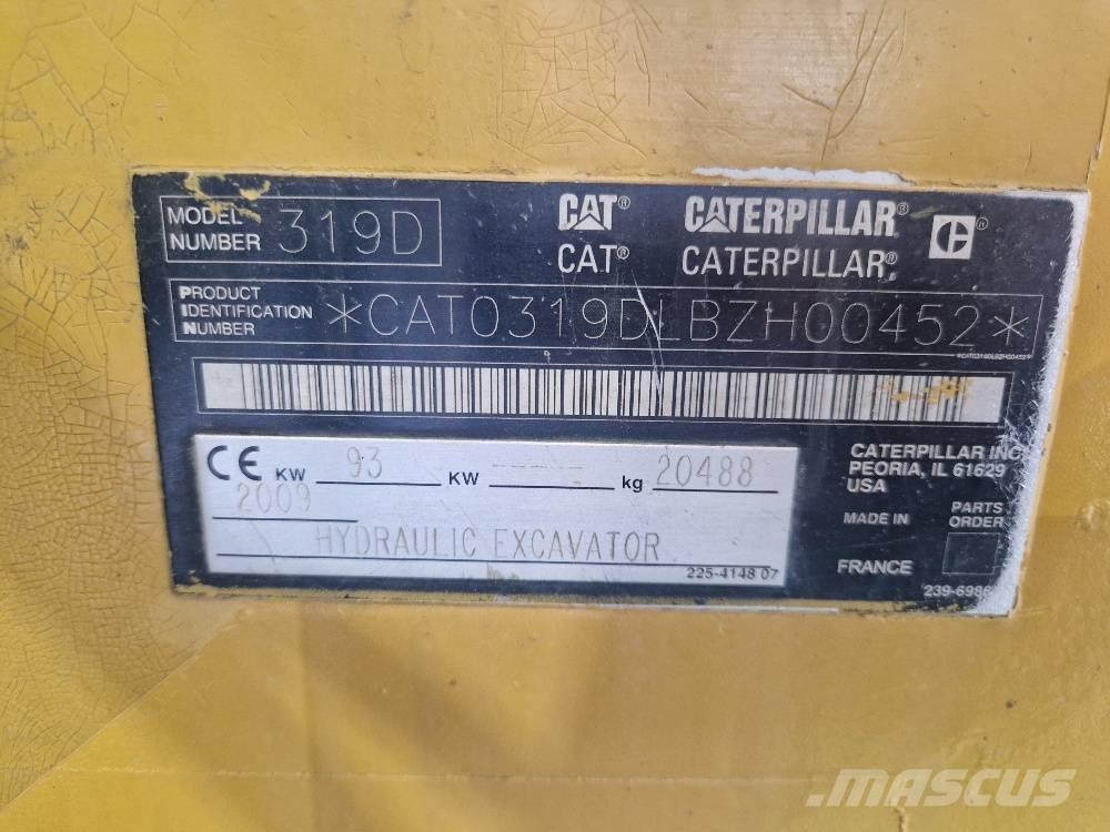 CAT 319D Vikšriniai ekskavatoriai