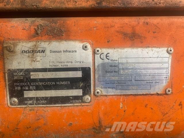 Doosan DX 420 LC Vikšriniai ekskavatoriai