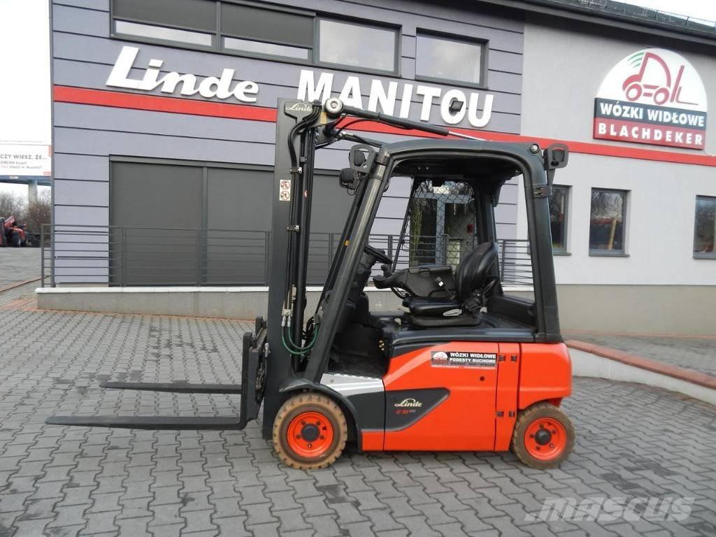 Linde E16P-02 Elektriniai šakiniai krautuvai