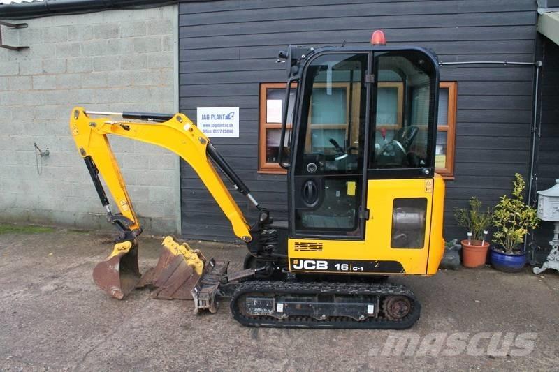 JCB 16 C-1 Mini ekskavatoriai < 7 t