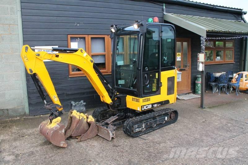 JCB 16 C-1 Mini ekskavatoriai < 7 t