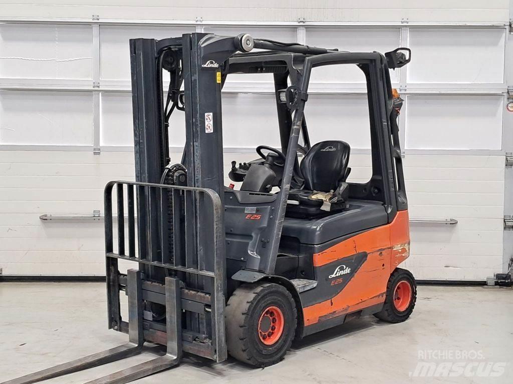Linde E25-01 Elektriniai šakiniai krautuvai