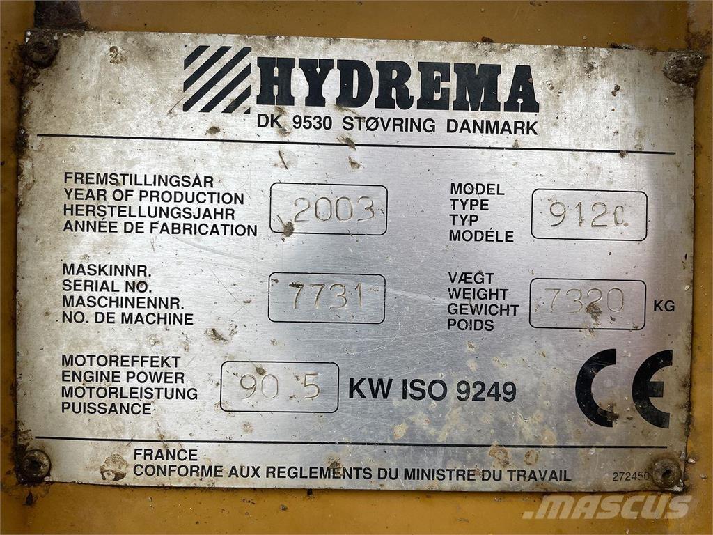 Hydrema 912C Statybiniai savivarčiai sunkvežimiai