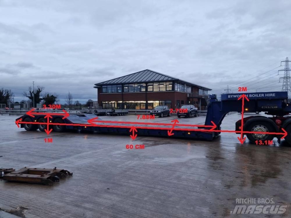 King GTL70/3HS Žemo iškrovimo puspriekabės