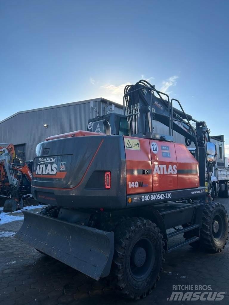 Atlas 140W-BLUE Ratiniai ekskavatoriai