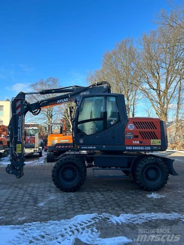 Atlas 140W-BLUE Ratiniai ekskavatoriai