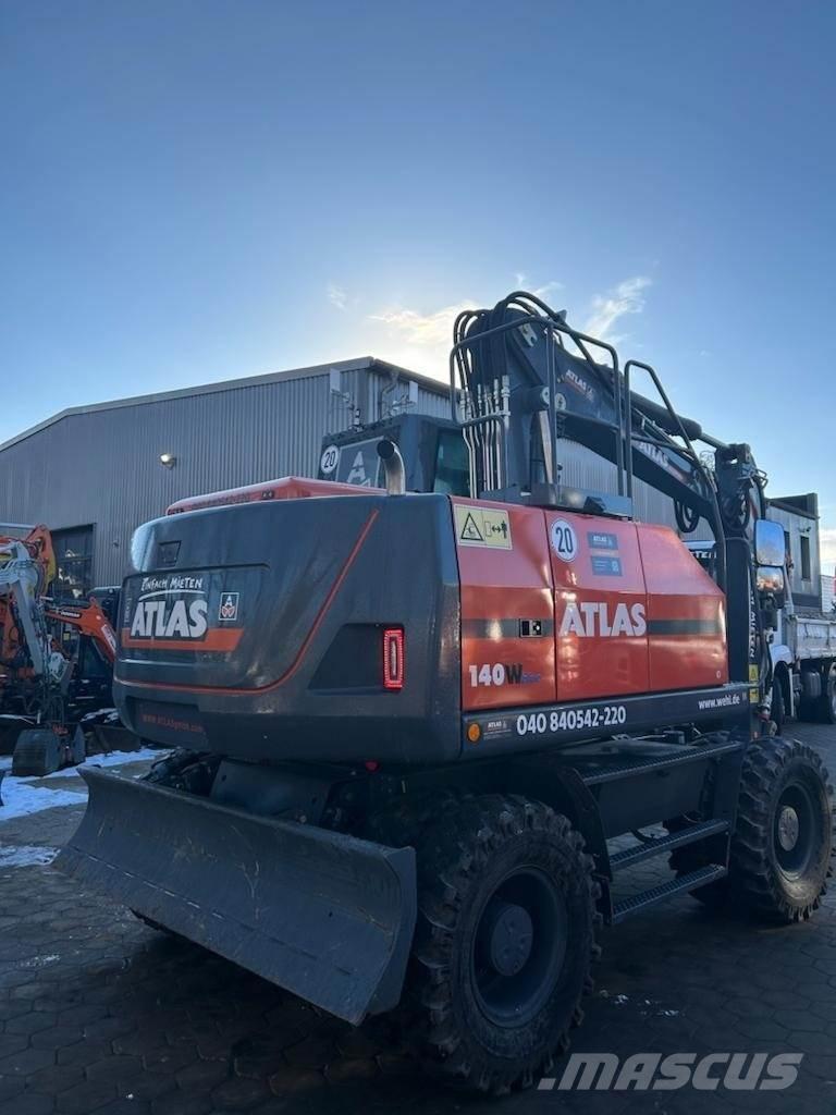 Atlas 140W-BLUE Ratiniai ekskavatoriai