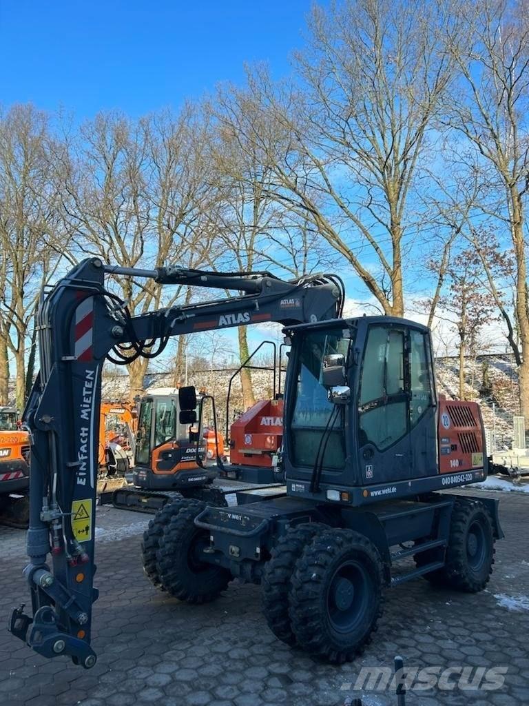 Atlas 140W-BLUE Ratiniai ekskavatoriai