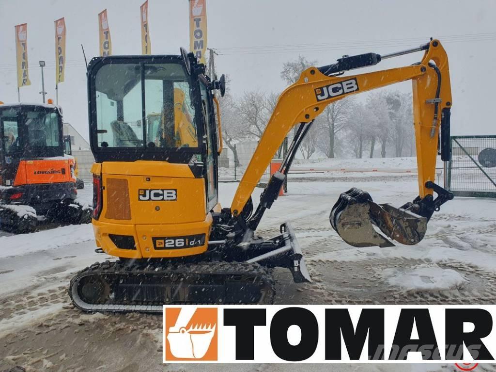 JCB 26 C-1 Mini ekskavatoriai < 7 t