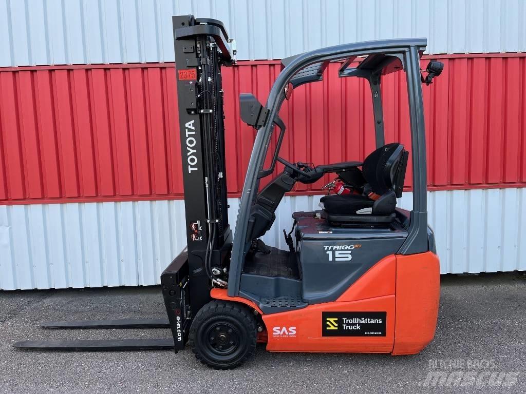 Toyota 8 FB E 15 Elektriniai šakiniai krautuvai
