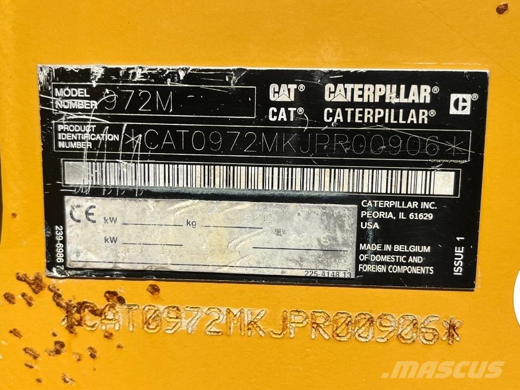 CAT 972 M Naudoti ratiniai krautuvai