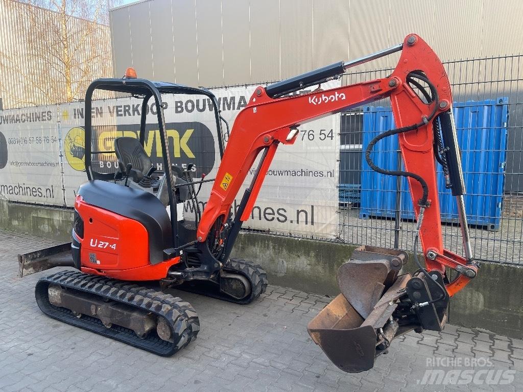 Kubota U 27-4 Mini ekskavatoriai < 7 t