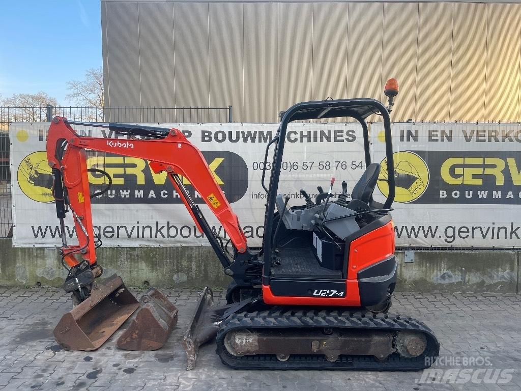 Kubota U 27-4 Mini ekskavatoriai < 7 t