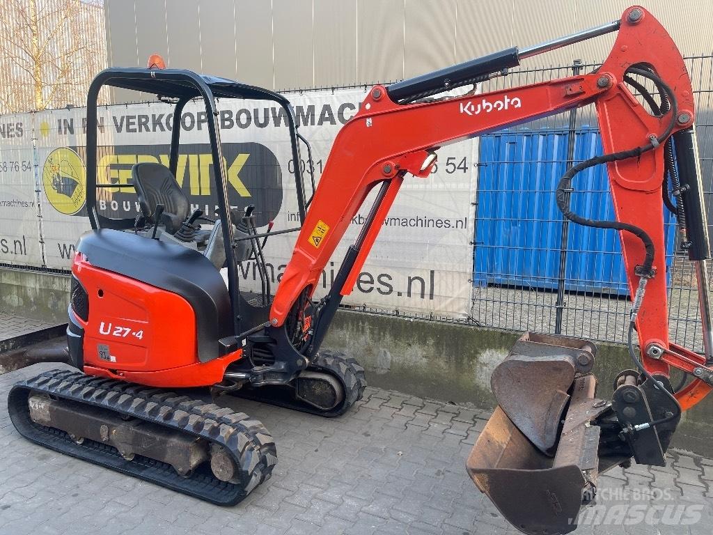 Kubota U 27-4 Mini ekskavatoriai < 7 t