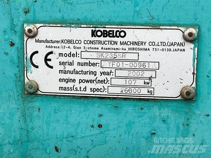 Kobelco SK235 SR Specialūs ekskavatoriai