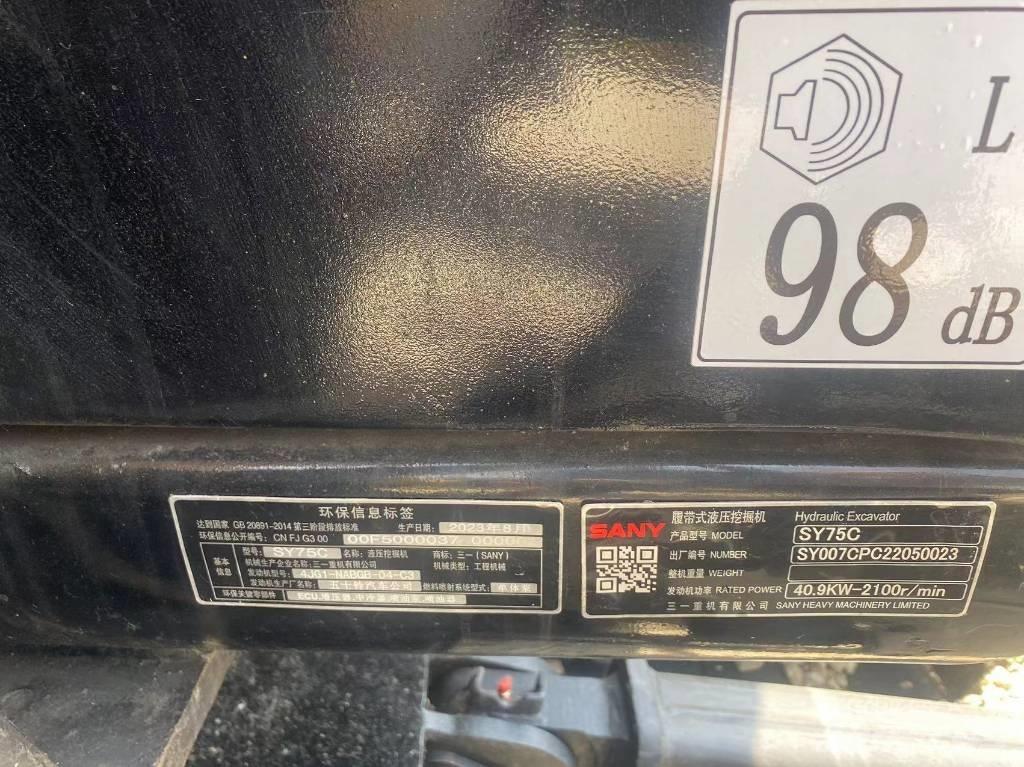 Sany SY75C Vikšriniai ekskavatoriai
