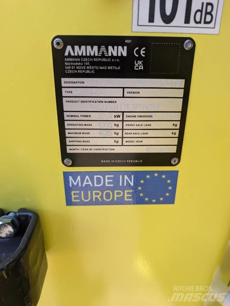 Ammann ARX45-2 Porinių būgnų volai