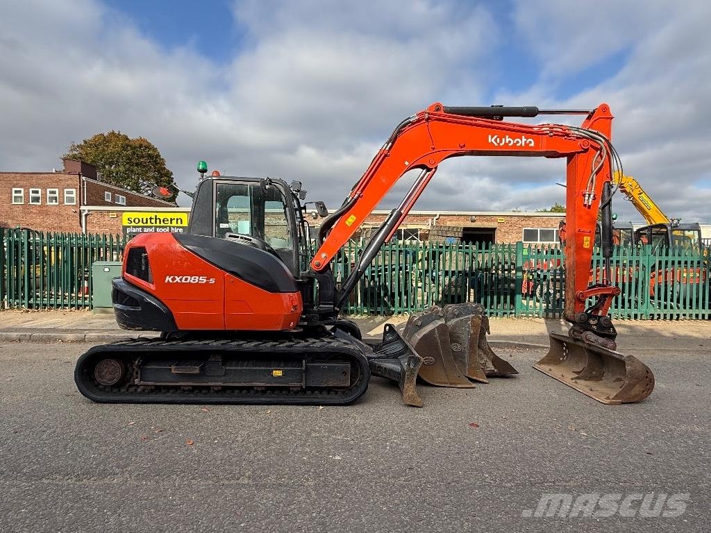 Kubota KX085-5 Vidutinės galios ekskavatoriai 7-12 t