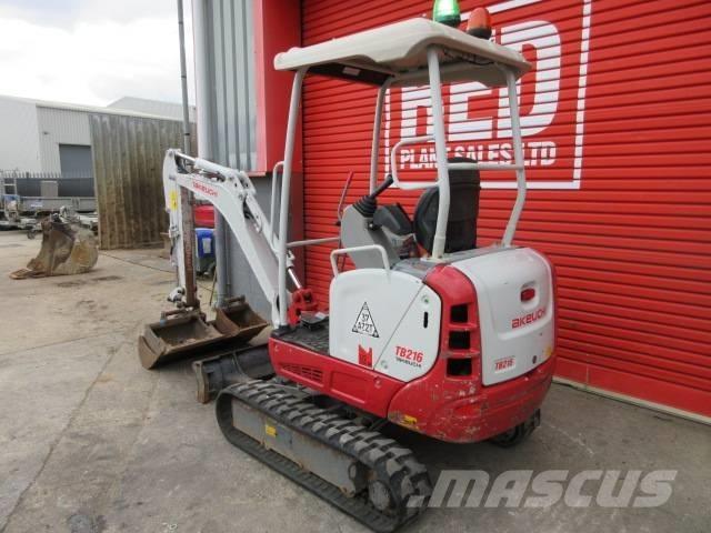Takeuchi TB 216 Mini ekskavatoriai < 7 t