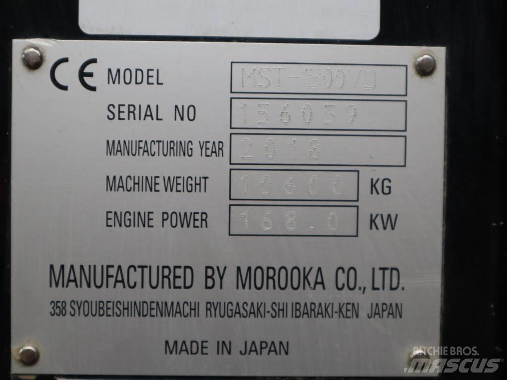 Morooka MST 1500 V D Vikšrinė savivartė technika