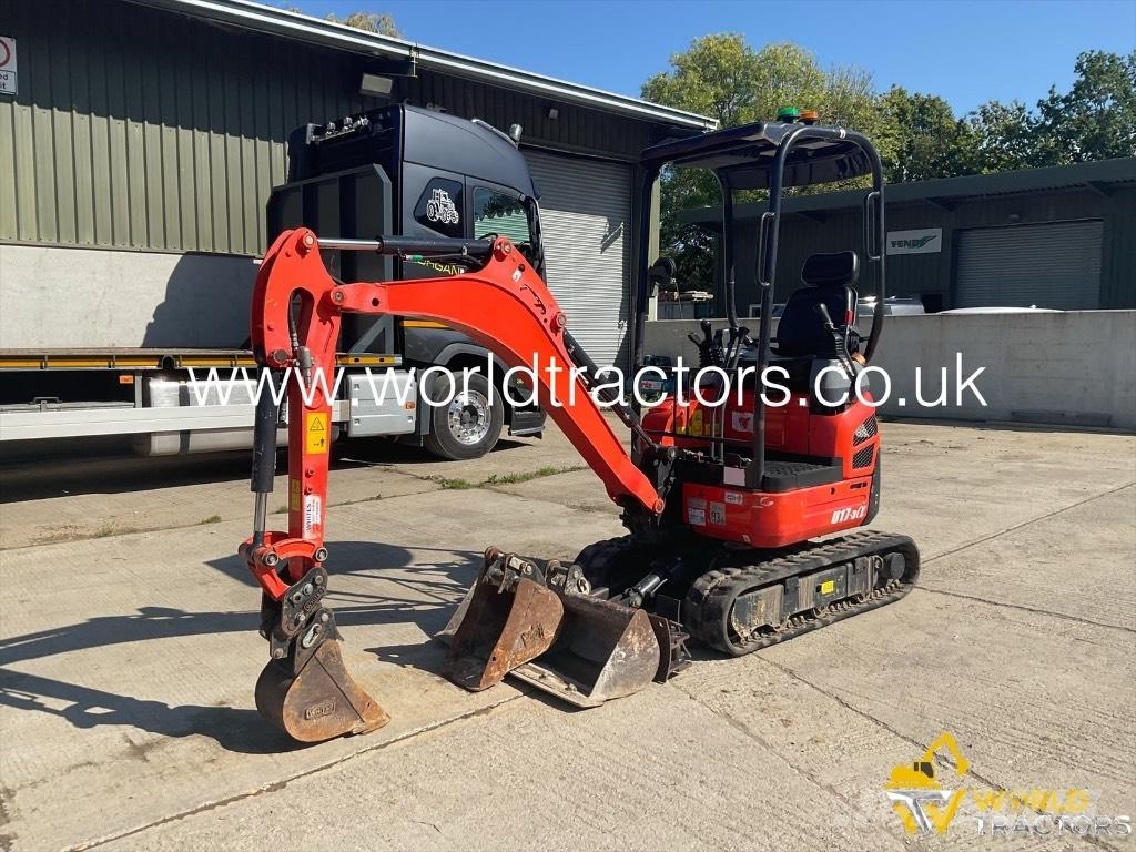 Kubota U 17-3 Mini ekskavatoriai < 7 t