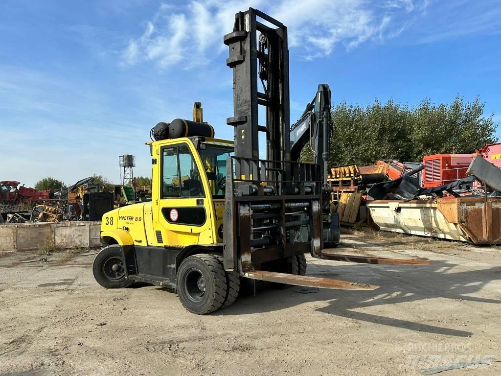 Hyster H 8.0FT9 LPG (dujiniai) krautuvai