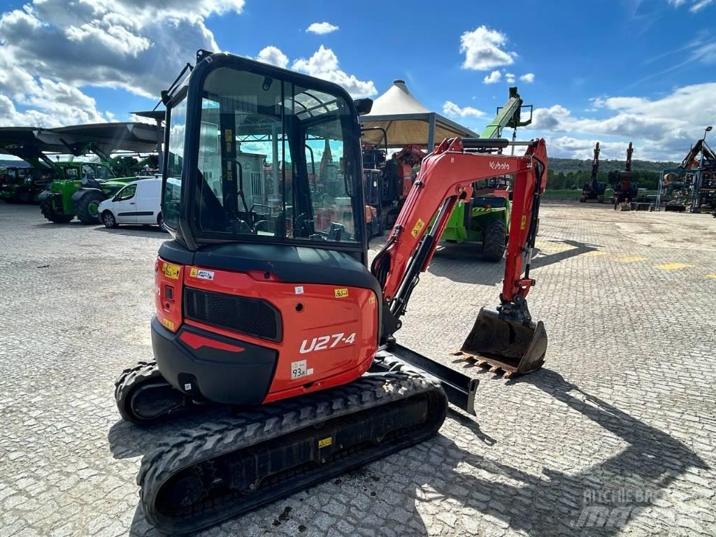 Kubota u27 hi Mini ekskavatoriai < 7 t