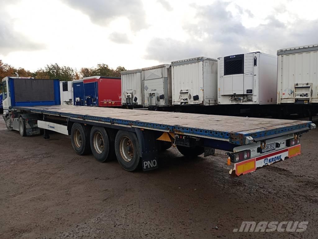Krone FLAKTRAILER Bortinių sunkvežimių priekabos su nuleidžiamais bortais