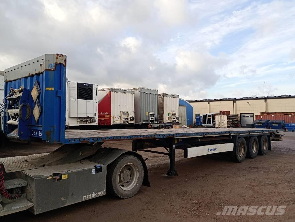Krone FLAKTRAILER Bortinių sunkvežimių priekabos su nuleidžiamais bortais