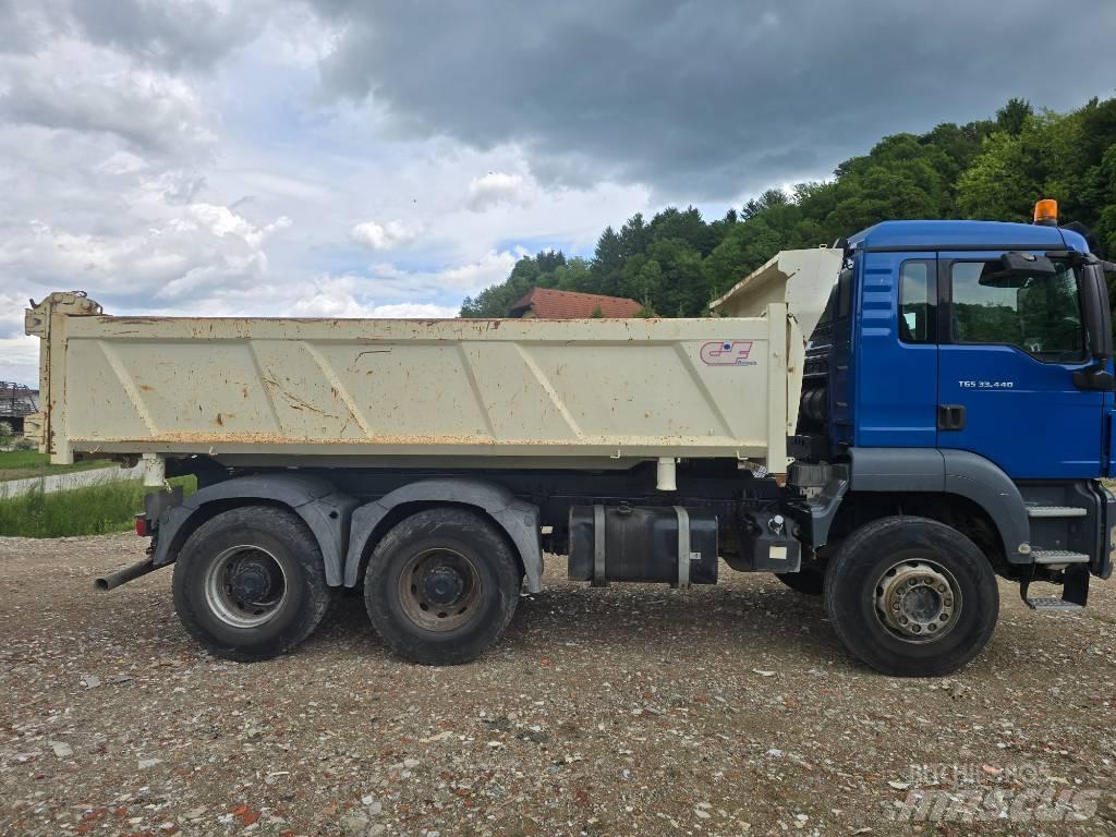 MAN TGS 33.400 Savivarčių priekabų vilkikai