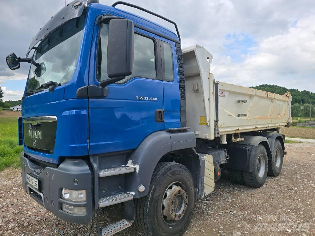 MAN TGS 33.400 Savivarčių priekabų vilkikai