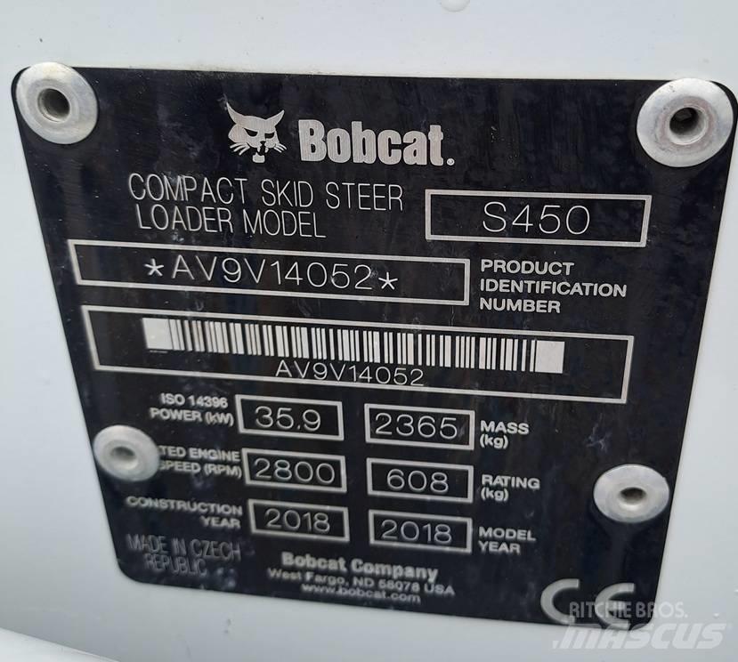 Bobcat S 450 Krautuvai su šoniniu pasukimu
