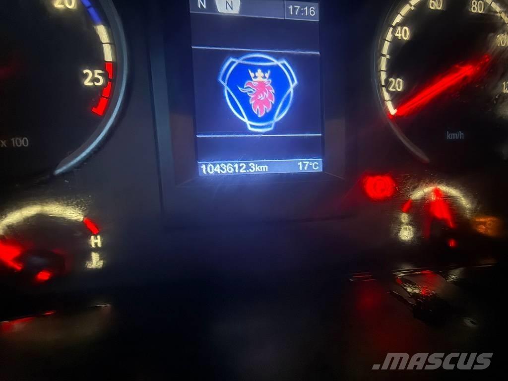 Scania G 420 Priekabos su tentu