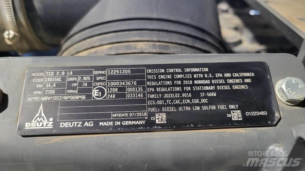 Wacker Neuson WL 54 Naudoti ratiniai krautuvai