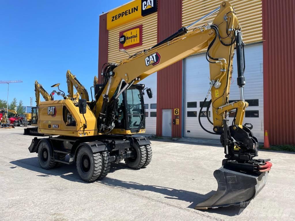 CAT M314 Ratiniai ekskavatoriai