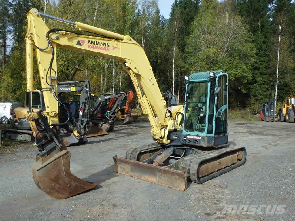 Yanmar Vio 75 A Vidutinės galios ekskavatoriai 7-12 t