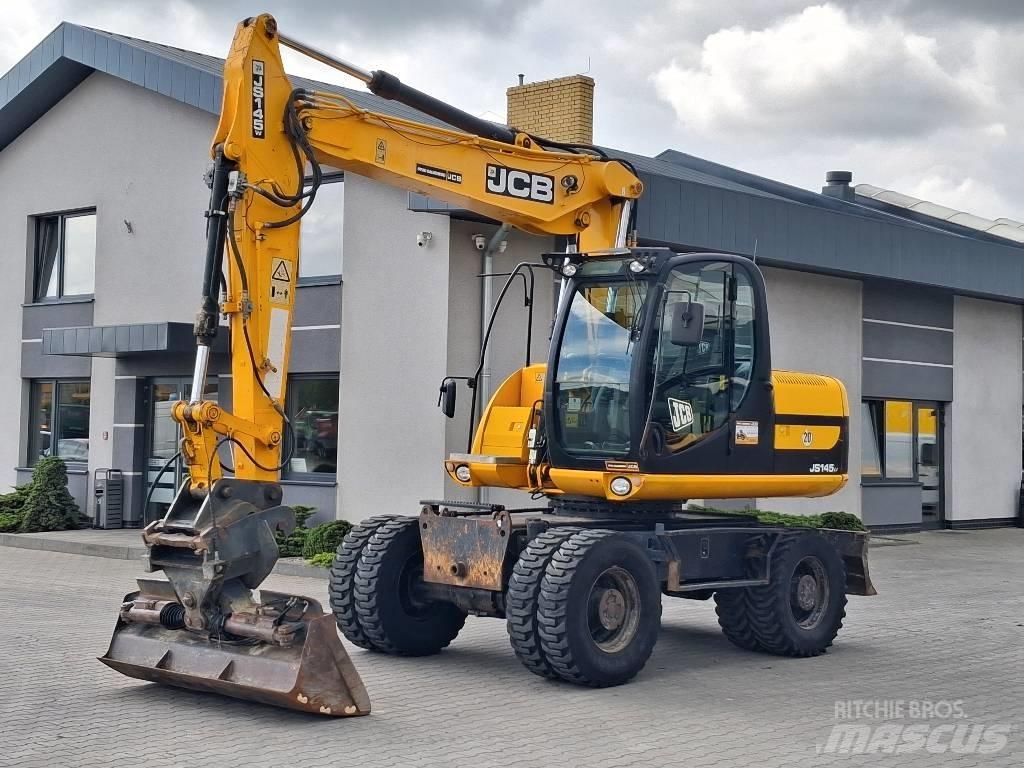 JCB JS 145 W Ratiniai ekskavatoriai