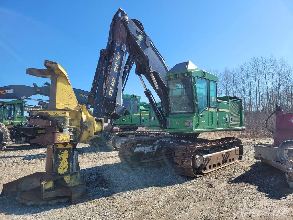 John Deere 853 Miško pjovimo technika