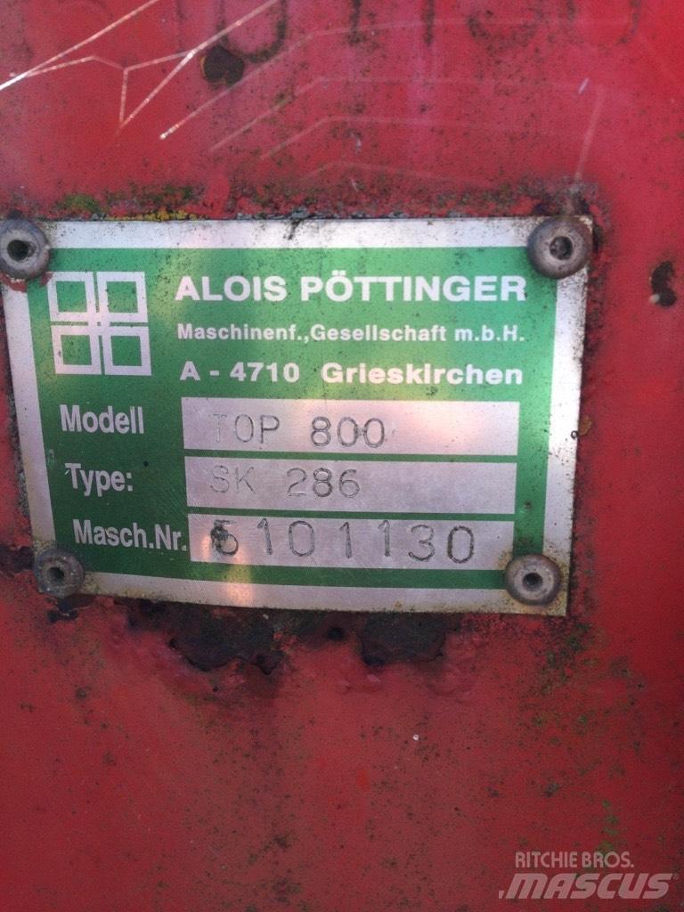 Pöttinger Top 800 Pradalges formuojantys padargai