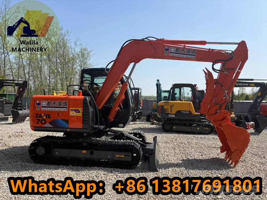 Hitachi ZX 70 Mini ekskavatoriai < 7 t