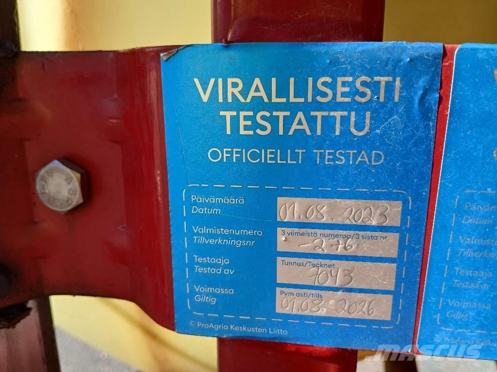 Hardi Master 1200 Įmontuoti purkštuvai